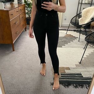 Topshop Black Jamie Jeans, sz 25
